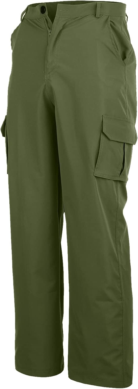 Cargohose Herren Grau Slim-Fit Gummibund Cargohose Lange Cargo-Hose Outdoorhose Funktionshose Lässig
