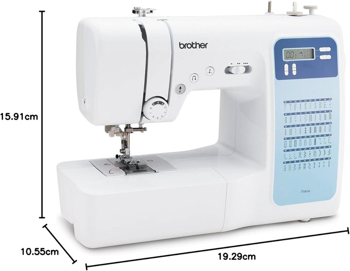 Nähmaschinen von Brother., weiss, 49.00 x 26.80 x 40.40 cm FS60S 49.00 x 26.80 x 40.40 cm Weiss, 49.