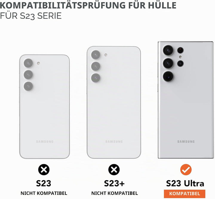 Rokform - Galaxy S23 Ultra Hülle, Rugged Series, Samsung Schutzhülle mit RokLock Twist Lock, Fallget