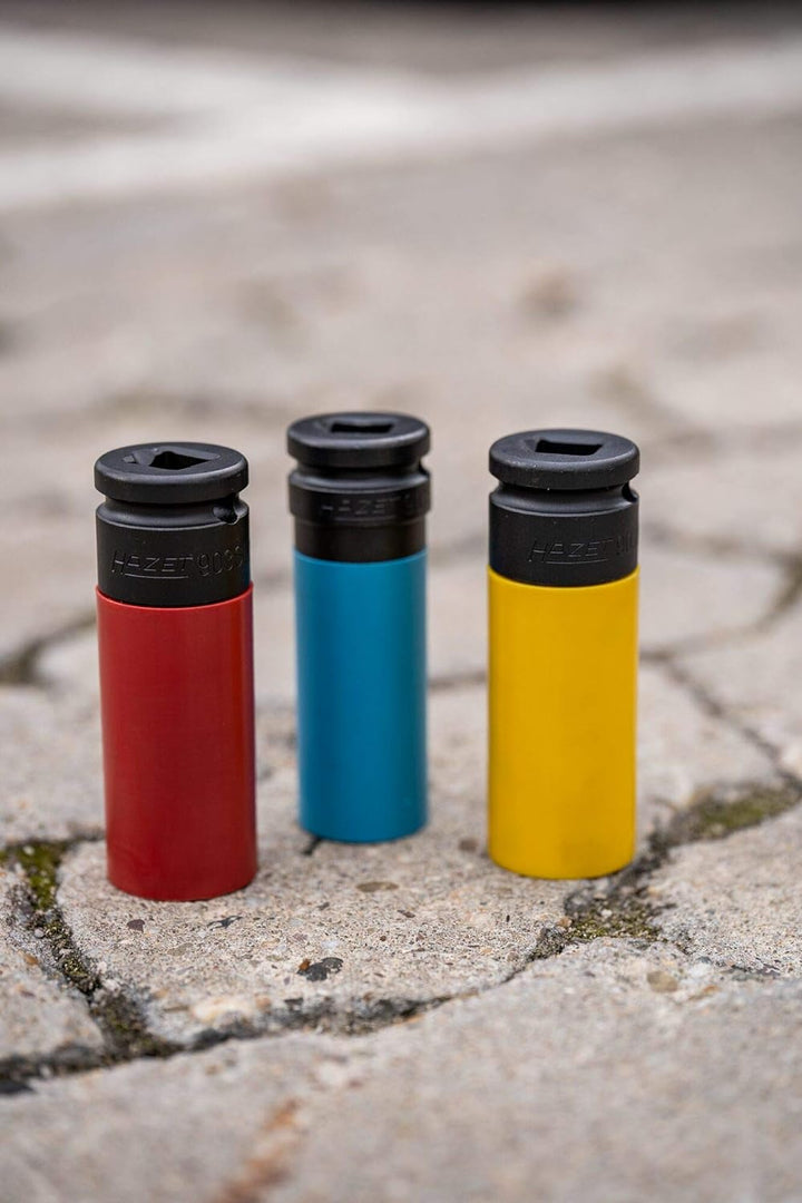 HAZET Steckschlüsseleinsatz-Satz (3 Einsätze, 1/2 Zoll (12,5 mm) Vierkantantrieb, mit Kunststoffhüls