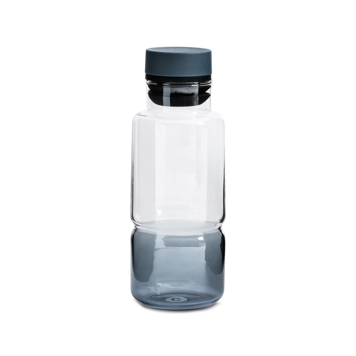 Crushgrind Billund Oil & Vinegar - Essig Öl Flasche Blau | Olivenölflasche aus Borasilkatglas mit Si