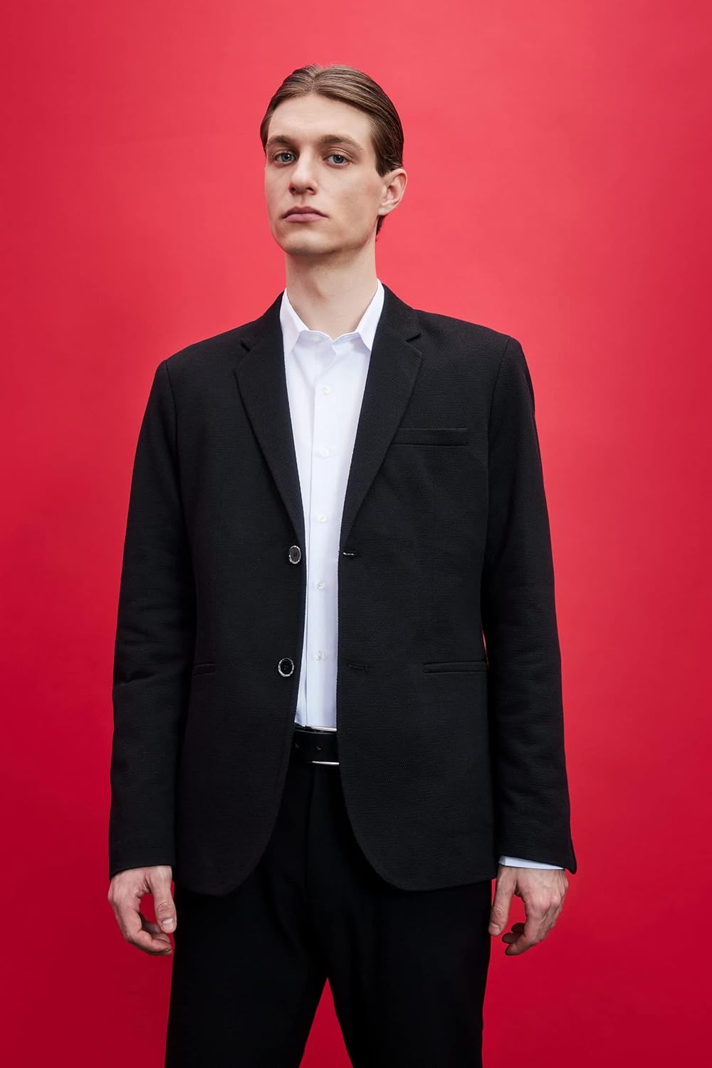 DeFacto Herren Blazer 54 Schwarz, 54 Schwarz