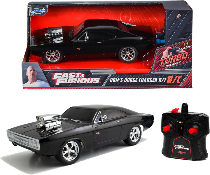 Jada Toys Fast &amp; Furious - 1970 Dodge Charger R/C 1970 im Massstab 1:24 2-K Fernsteuerung 2,4 GHz Fr
