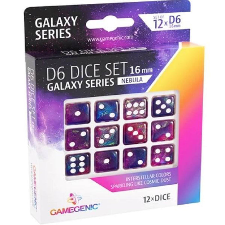 Gamegenic, Galaxy Series - Nebula - D6 Dice Set 16 mm