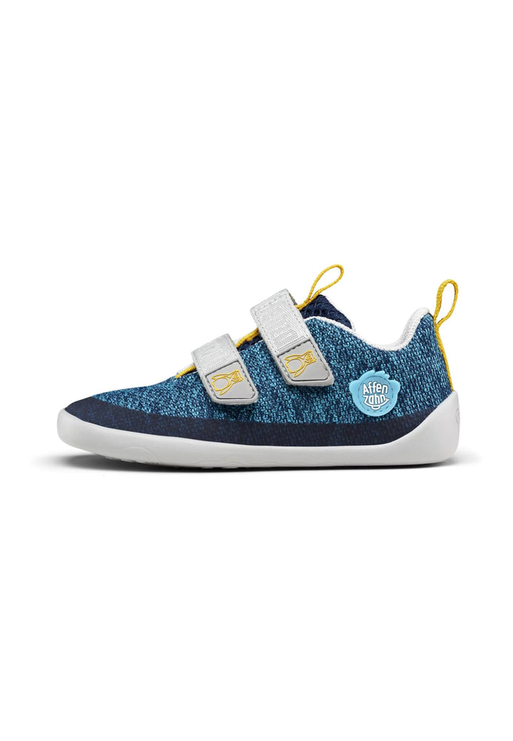 Affenzahn Minimal Sneaker Knit Happy 22 EU Pinguin Blau, 22 EU Pinguin Blau
