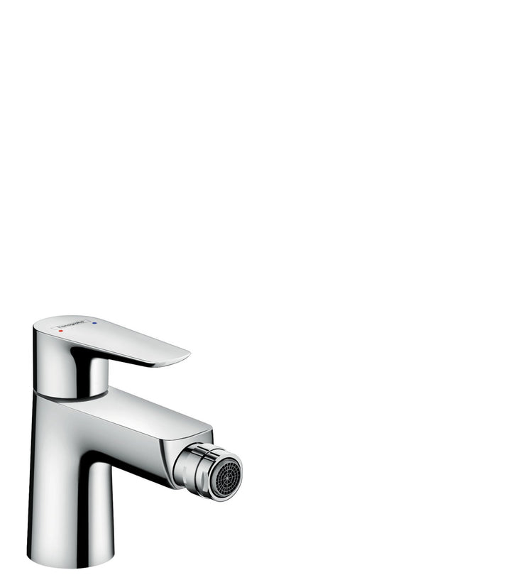 hansgrohe Talis E Einhebel-Bidetarmatur mit Zugstangen-Ablaufgarnitur, Chrom Chrom mit Zugstangen-Ab