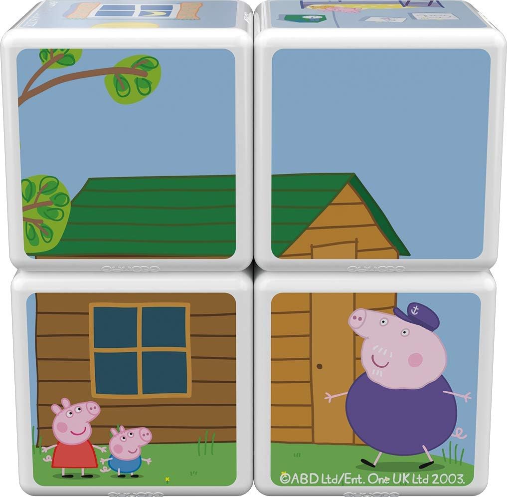Geomag Magicube 050 - Peppa Pig Peppa's House & Garden - 4 Magnetwürfel für Konstruktionen 4 cubes P