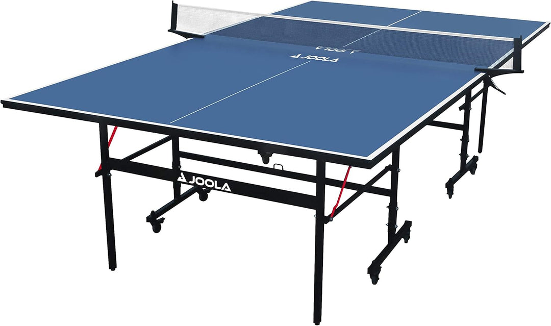 JOOLA Tischtennisplatte Inside 13 Tischtennistisch Indoor klappbares Untergestell – Schneller Aufbau