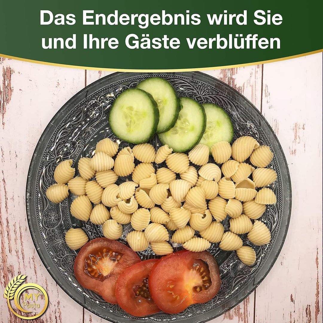 MY Pasta Pastadisc aus POM - Gnocchi Sardi/kleine gestreifte Muscheln - Philips Pasta Maker Avance 7