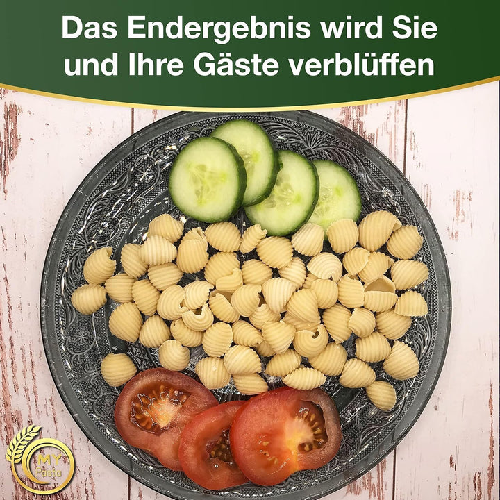 MY Pasta Pastadisc aus POM - Gnocchi Sardi/kleine gestreifte Muscheln - Philips Pasta Maker Avance 7