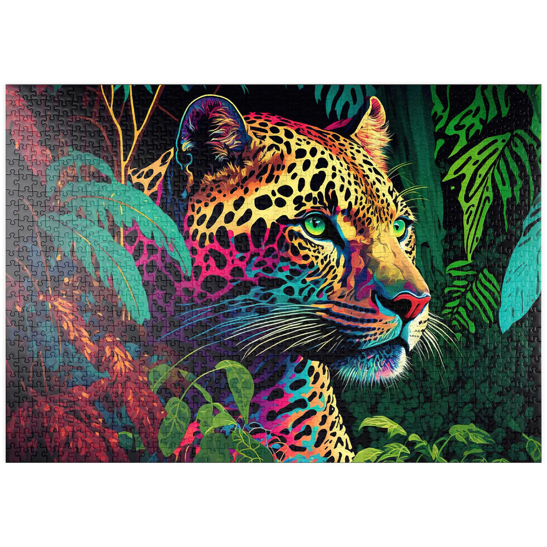 Leopard im Pop-Art-Stil - Premium 1000 Teile Puzzle - MyPuzzle Sonderkollektion von Starnberger Spie