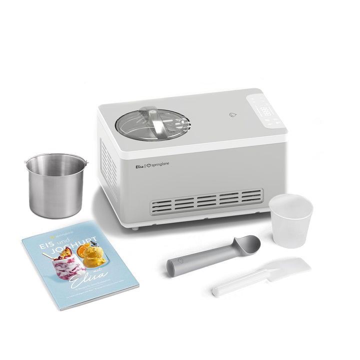 SPRINGLANE Eismaschine & Joghurtbereiter Elisa 2,0 L mit selbstkühlendem Kompressor 220 W inkl. Edel