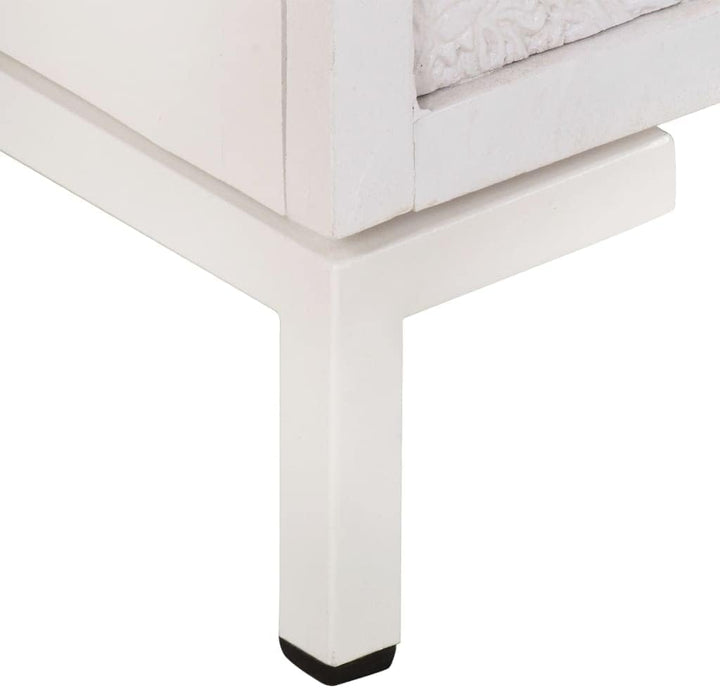 vidaXL Mangoholz Massiv Sideboard mit 2 Türen Rustikal Kommode Anrichte Mehrzweckschrank Beistellsch