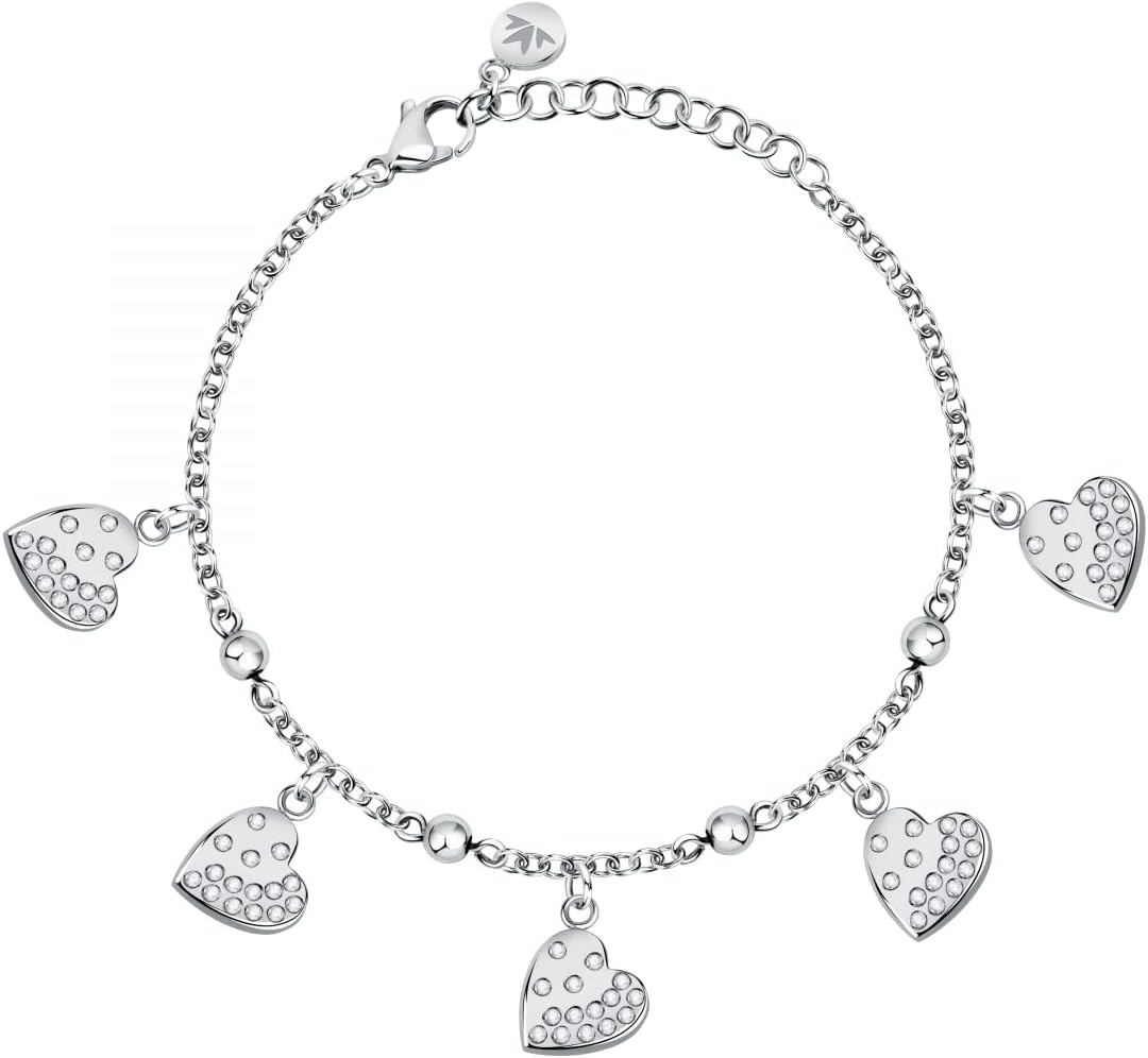 Morellato PASSIONI Damen Armband aus Stahl, Kristalle - SAUN11