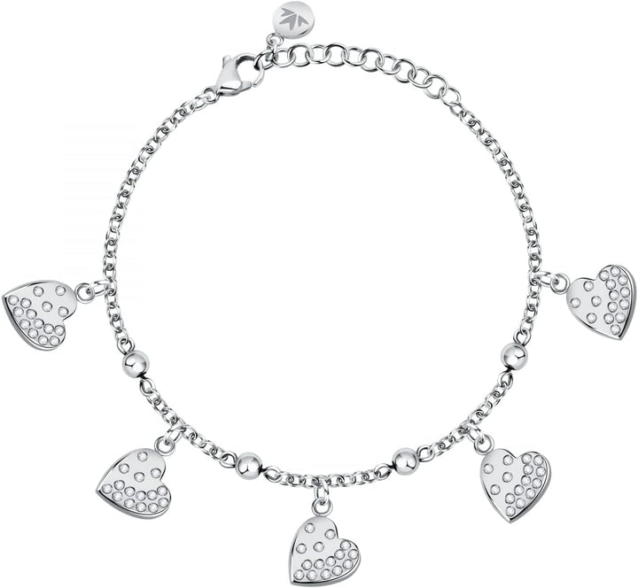 Morellato PASSIONI Damen Armband aus Stahl, Kristalle - SAUN11