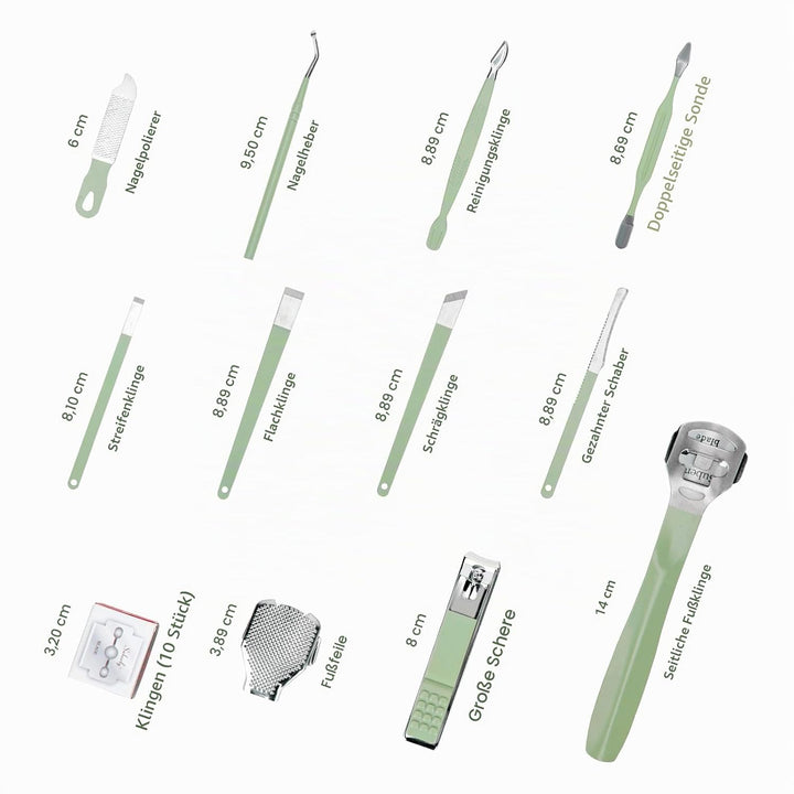 Madenia Nagelknipser Set Professionelle: 35 in 1 Tragbaren Maniküre Pediküre Set für Zuhause &amp; Reise