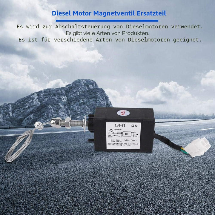 Absperrmagnetventil, DC 12/24V Motor abstellen Flame-Out-Device-Motor Wird für die Abschaltsteuerung