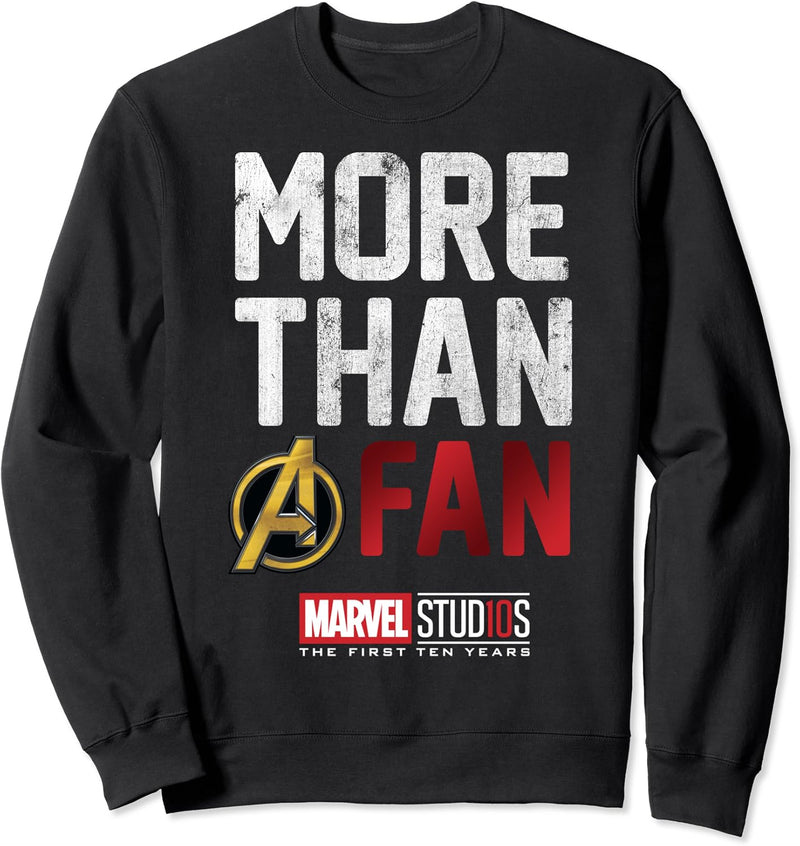 Marvel Studios More Than A Fan 10 Years Sweatshirt