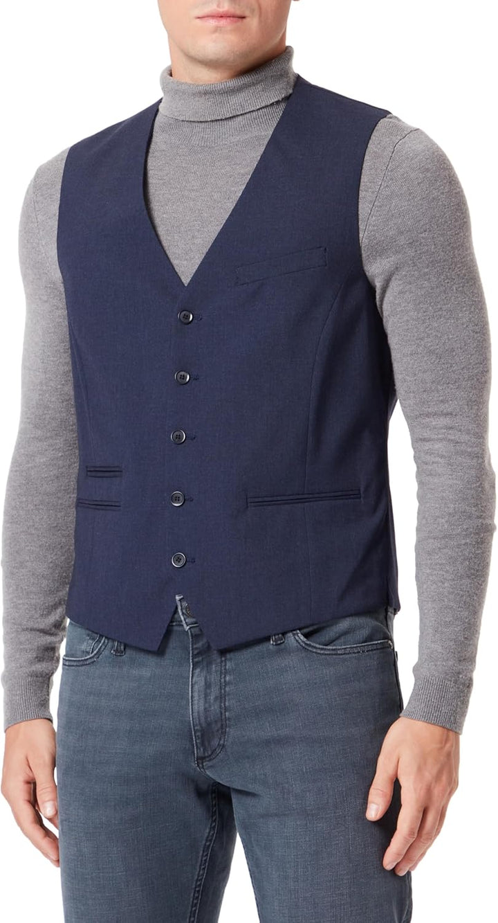 s.Oliver Herren Weste 50 blau 59W1, 50 blau 59W1