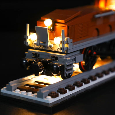 GEAMENT LED Licht-Set Kompatibel mit Lego Crocodile Locomotive - Beleuchtungsset für Creator 10277 B