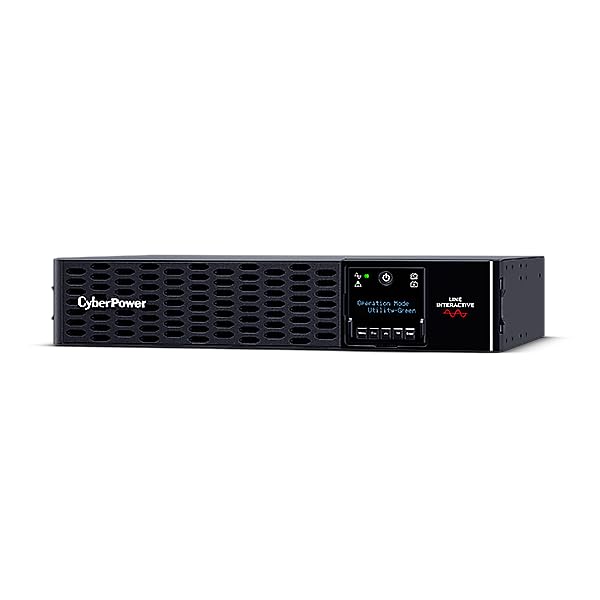 CyberPower PR1000ERTXL2UC Line-Interactive USV 1000VA/1000W für Rack/Tower 2U, Reine Sinuswelle mit