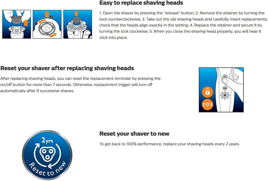 Philips SHAVER Series 7000 SH70/51 Rasierapparat-Zubehör