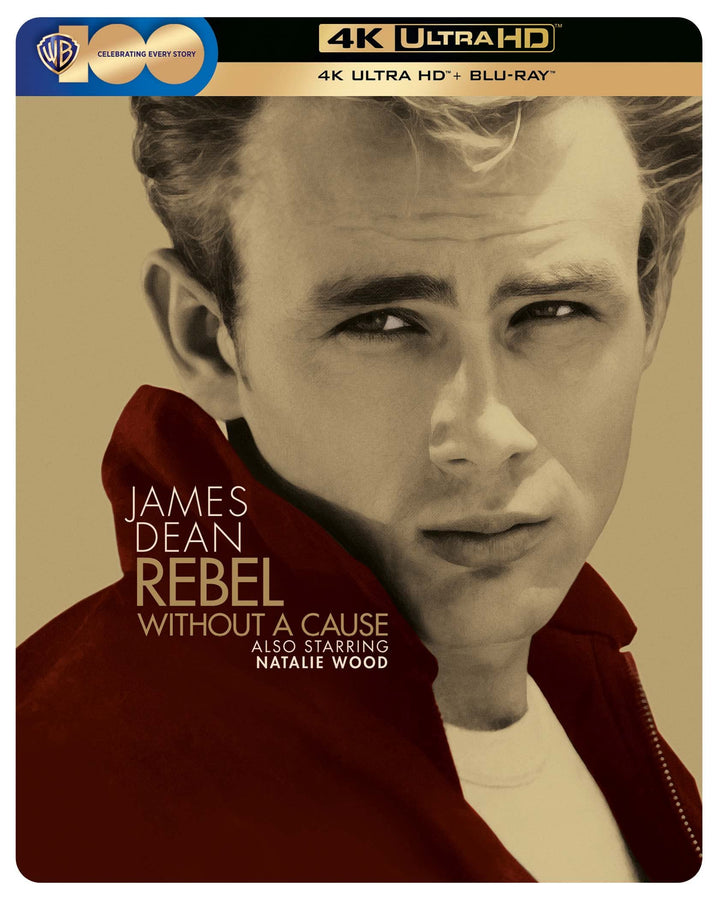 Rebel Without A Cause Steelbook [4K Ultra HD] [1955] [Blu-ray] [2023] [Region Free], 4K
