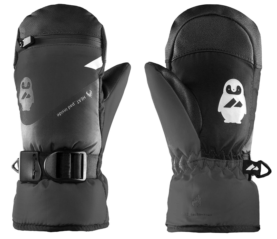Zanier-Kinder-Fäustlinge-ICY.STX 3 Schwarz, 3 Schwarz