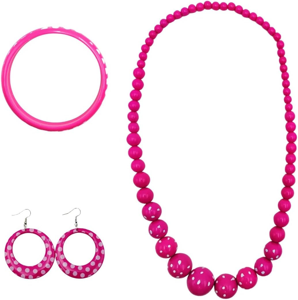 Set Schal und Zubehör: bestickter Schal mit Zubehör im Flamingo-Stil und besticktem Armband, für bel