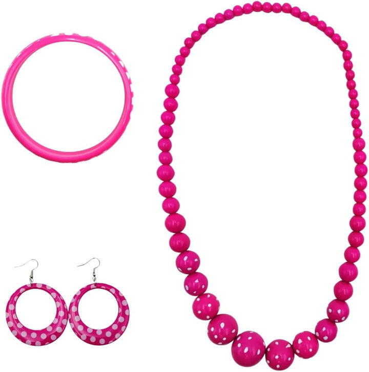 Set Schal und Zubehör: bestickter Schal mit Zubehör im Flamingo-Stil und besticktem Armband, für bel