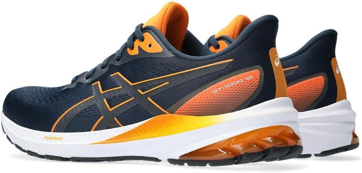 ASICS GT-1000 12 Laufschuh Herren 46.5 EU Blau Orange, 46.5 EU French Blue Bright Orange
