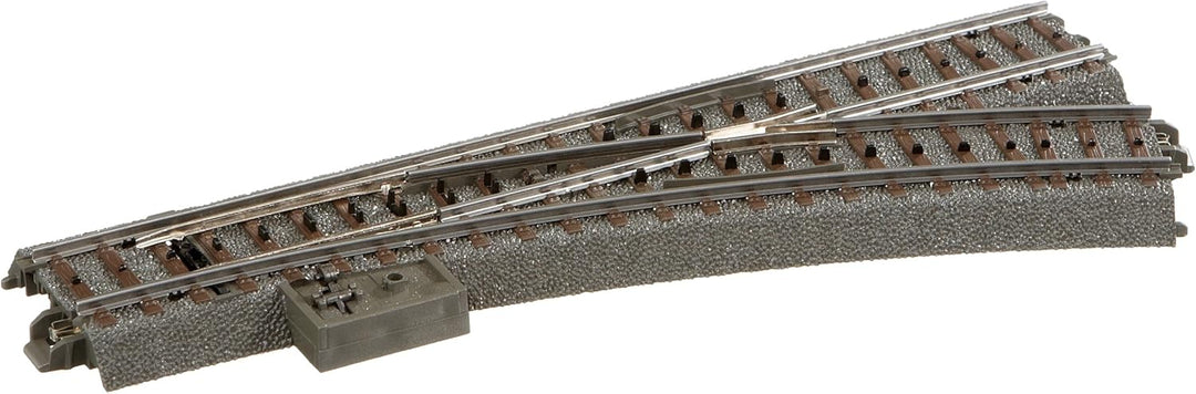 Märklin 24612 – Modelleisenbahn Weiche rechts, C-Gleis, Spur H0, Radius R2, Länge 188,3 mm Single, S