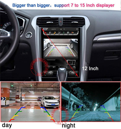 Wasserdicht 170 ° Umkehrbare Fahrzeug-spezifische Griffleiste Kamera Rückansicht Rückfahrkamera für