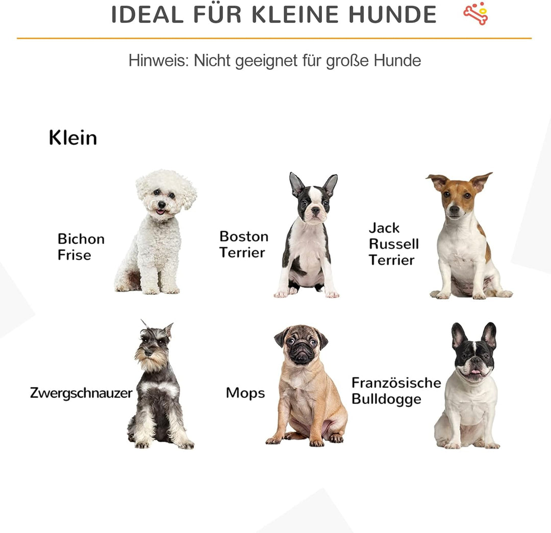 PawHut Hunde Absperrgitter faltbar Hundegitter Konfigurationsgitter 3-teilig mit Zwei Stützfüssen Tr