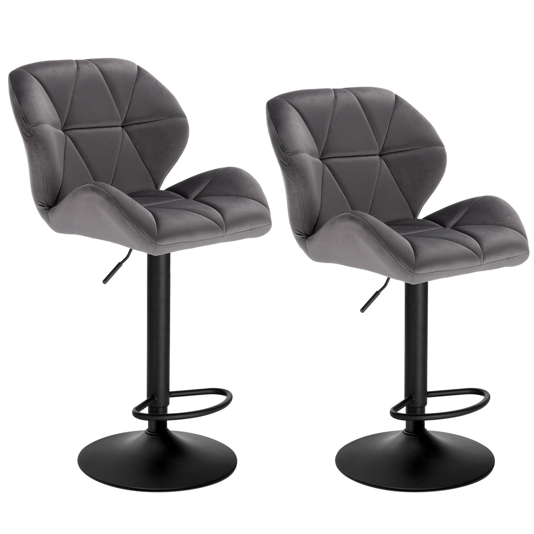 WOLTU Barhocker 2er Set Barstuhl Tresenhocker Bistrohocker Designer Hocker mit Rückenlehne, höhenver