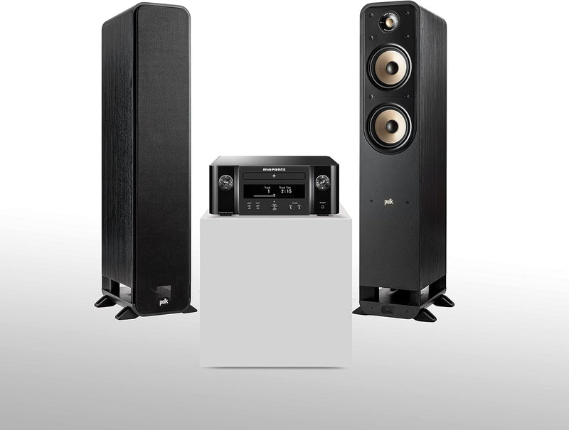 Marantz Melody X Stereosystem, HiFi Anlage mit HEOS Multiroom und Polk Signature Elite ES50 Standlau