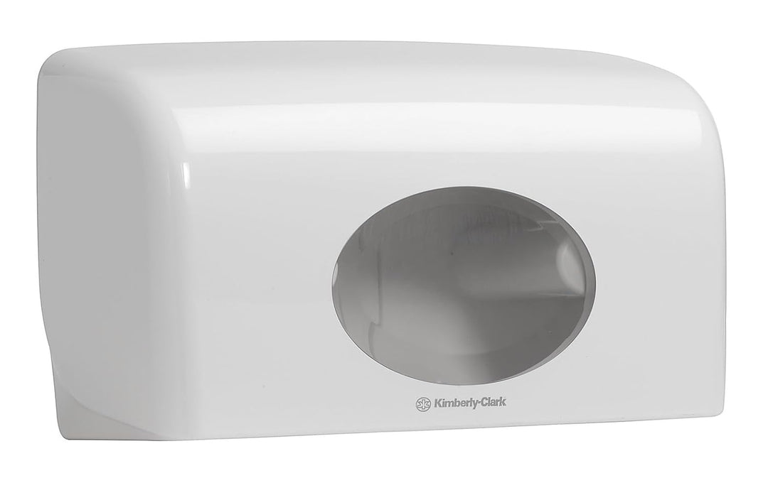 Aquarius, 6992, Toilettenpapierspender für Kleinrollen, Weiss, 1 x 1 Spender, Toilettenpapierspender