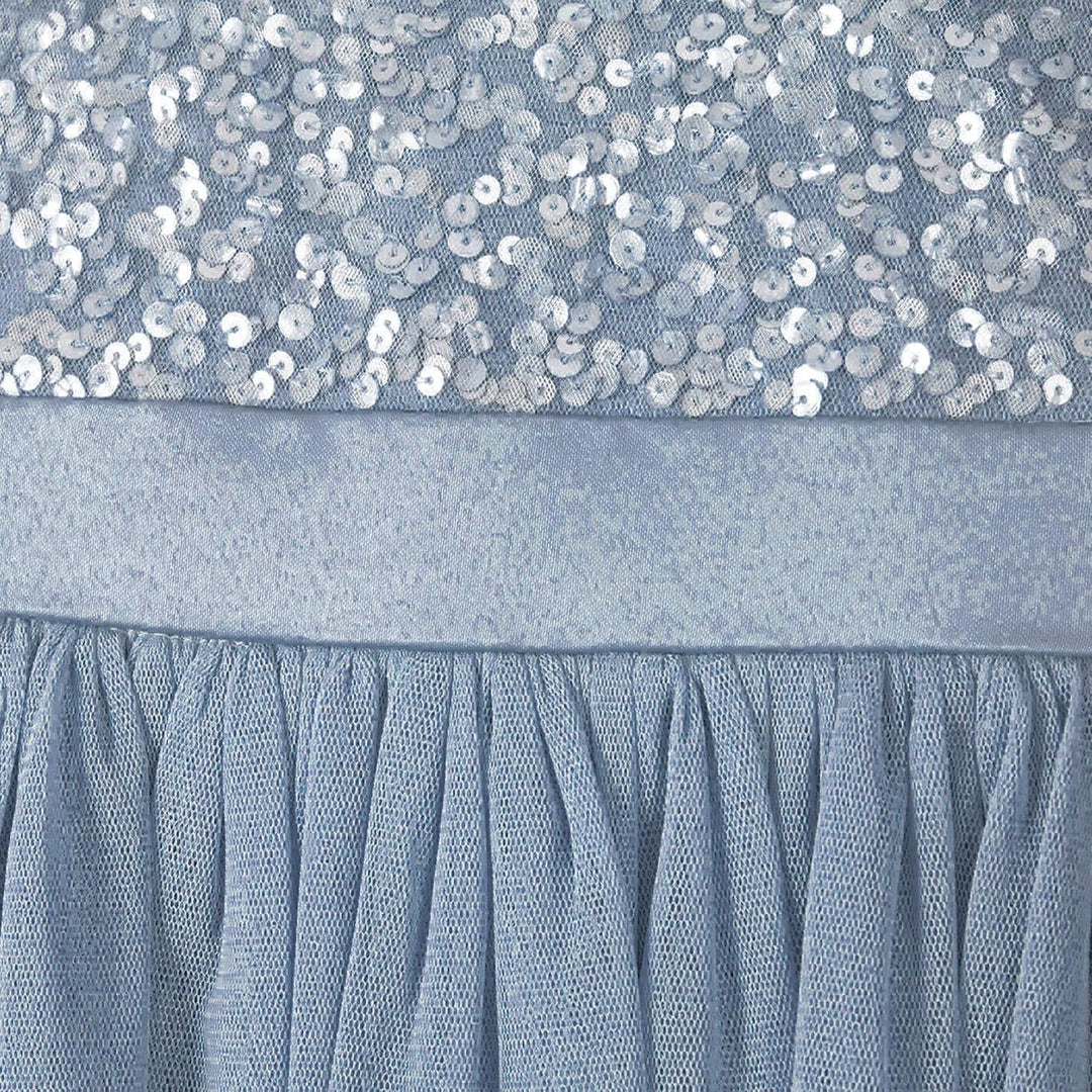Maya Deluxe Mädchen Maya Deluxe Kleid Mädchen Paillettenverziertes Hochzeit und Geburtstag Festlich