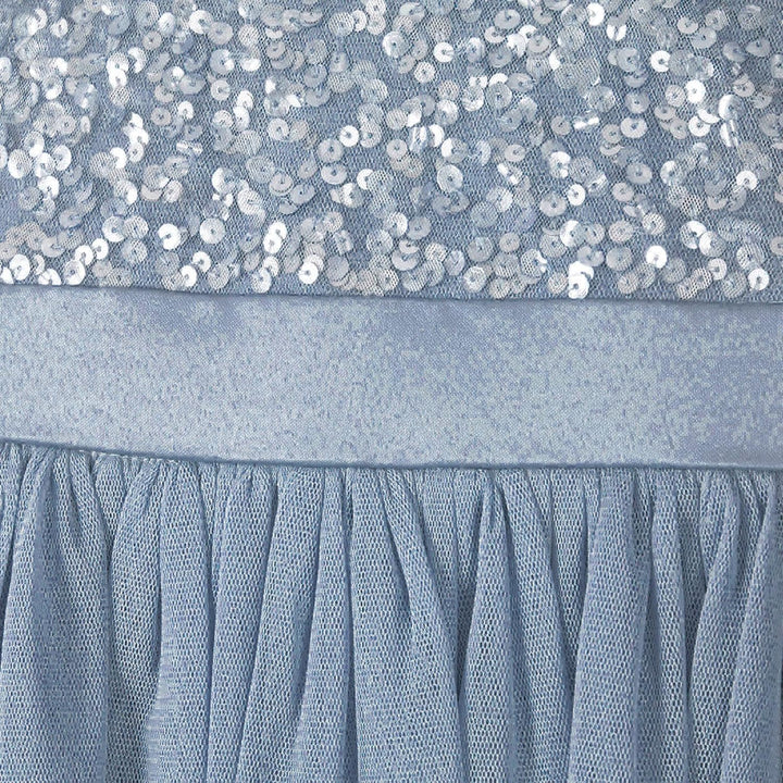 Maya Deluxe Mädchen Maya Deluxe Kleid Mädchen Paillettenverziertes Hochzeit und Geburtstag Festlich