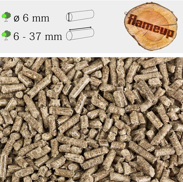 Eiche Pellets 15 kg Grill Smoker Holz Pizzaofen BBQ Pellet Outdoor Ofen Grillen Chunks Holzpellets G