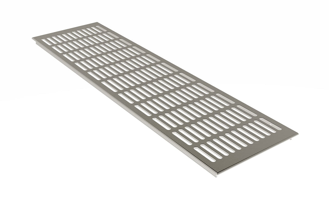 Aluminium Lüftungsgitter Stegblech Länge 2000 mm Breite 150 mm Edelstahl eloxiert