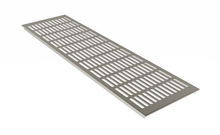 Aluminium Lüftungsgitter Stegblech Länge 2000 mm Breite 150 mm Edelstahl eloxiert