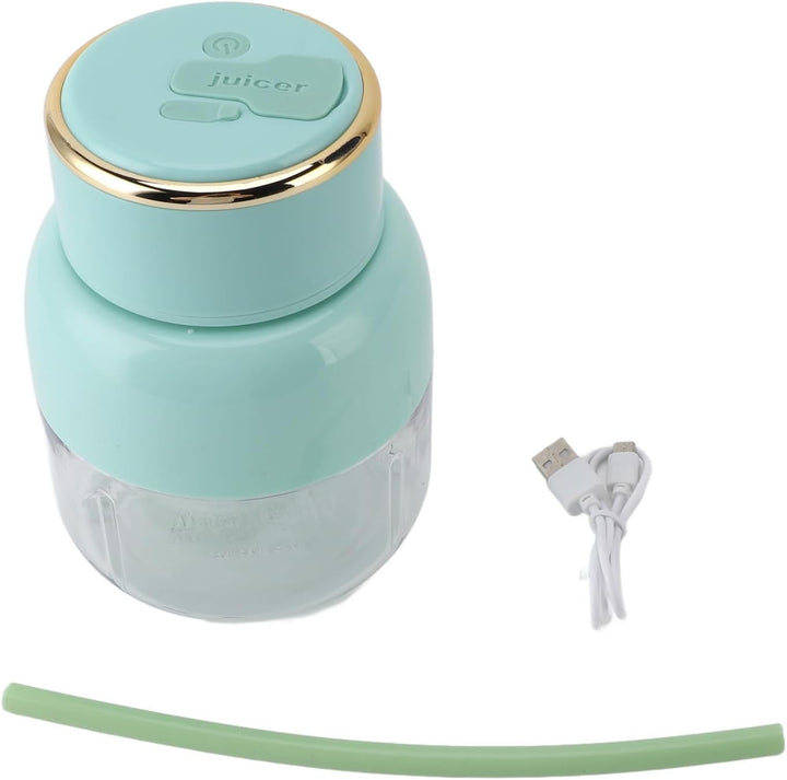 Tragbarer Mixer, 800 Ml USB-wiederaufladbarer Mixer in Persönlicher Grösse mit Strohhalm, Kleiner Fr
