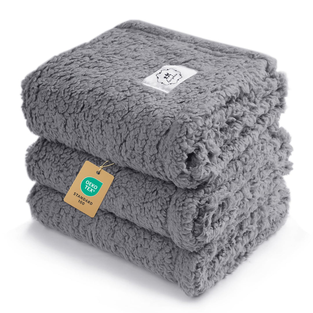 1 Pack 3 Decken Super Weich Premium Flauschig Hundedecke Katzendecke für Haustier Hunde Katze Welpe