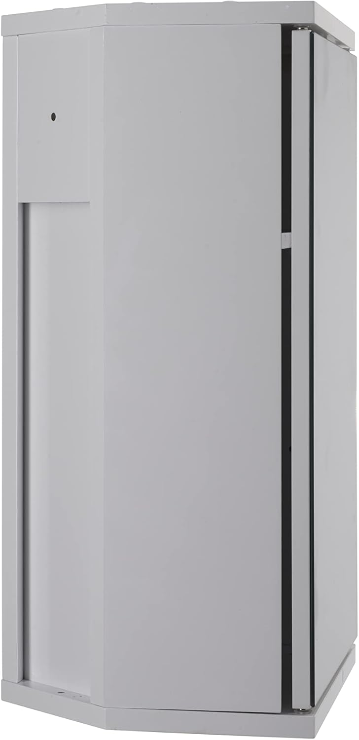 Croydex Spiegel-Eckschrank mit Tür, MDF, FSC-Zertifiziert, weiss