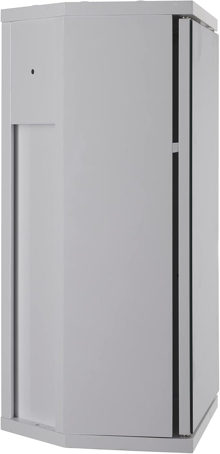 Croydex Spiegel-Eckschrank mit Tür, MDF, FSC-Zertifiziert, weiss