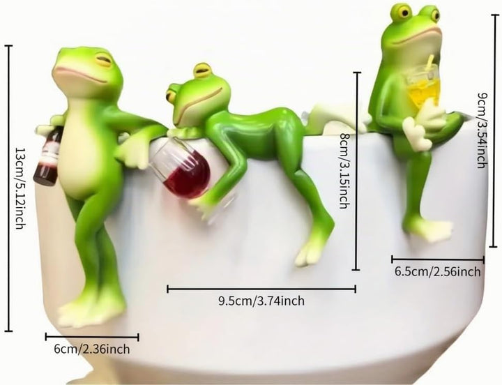 Mini-Frosch Topfpflanzen Dekorationen, lustige Garten Dekoration, Outdoor-Geschenke, Frauen Frosch S