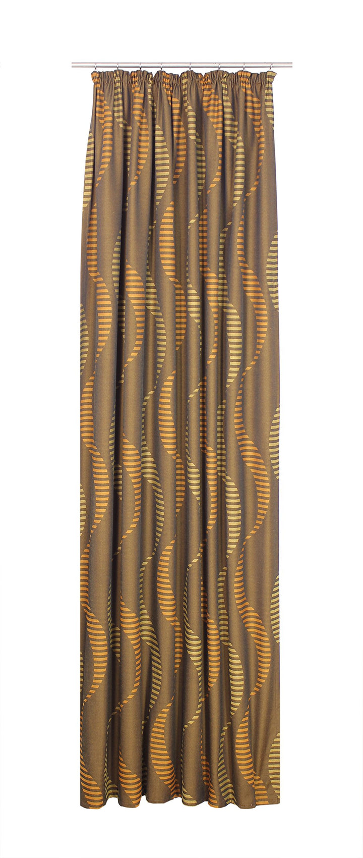 Wirth Fertigschal Lupara mit Kräuselband, Polyester, Orange, 150 x 132 cm Orange 150 x 132 cm, Orang