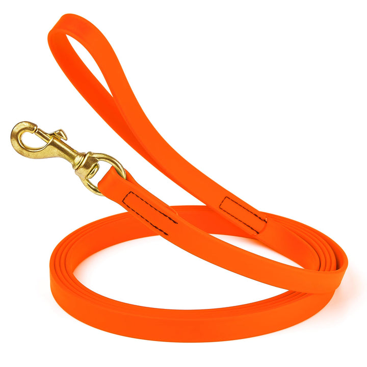 Viper Biothane Arbeitsleine für Hunde, 2 Farben und 6 Grössen Orange 3/4" x 33ft, Orange 3/4" x 33ft