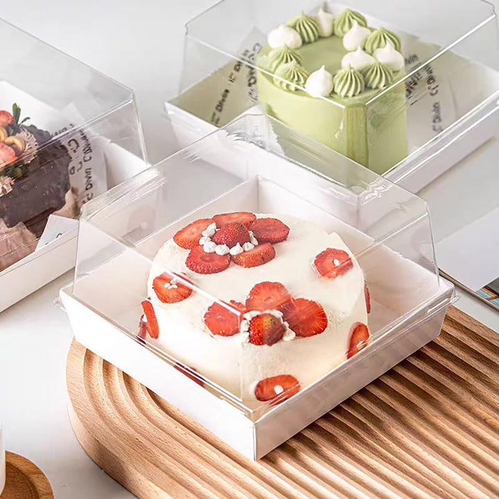 Kuchenschachtel,kuchenbox pappe,Bietet Platz für Kuchen, Macarons und Kekse,Muffin,Geeignet für Gebu